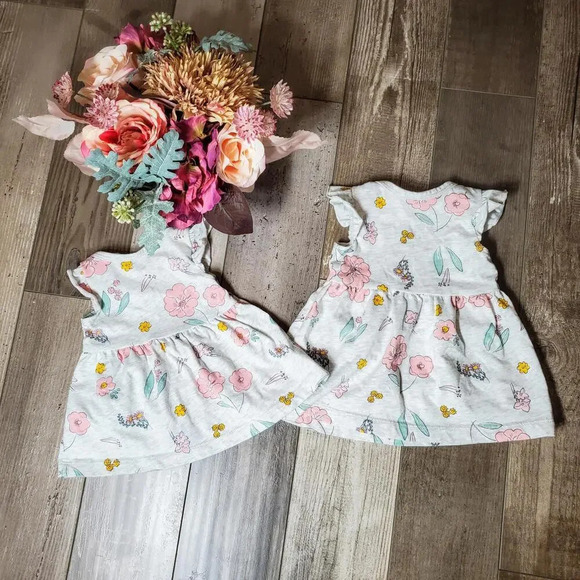 Carter's Floral Baby Girl Dress Bundle - NB and 3M - Picture 10 of 10